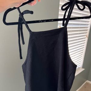 Madewell tie shoulder tank top